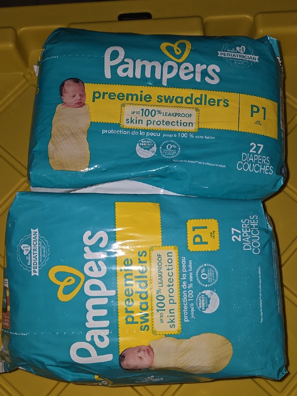 Preemie 1 Pamper Diapers 2 Packs!